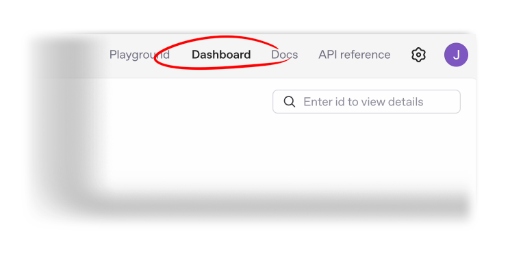 OpenAI 开发者 Dashboard 控制台