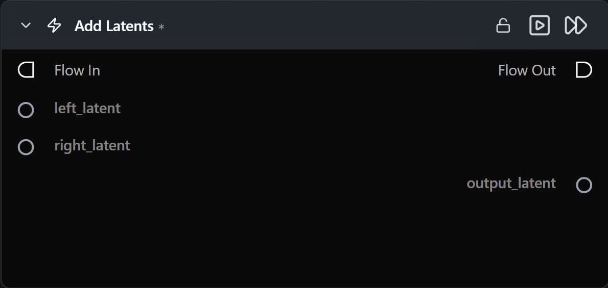 Add Latents 算子节点外观