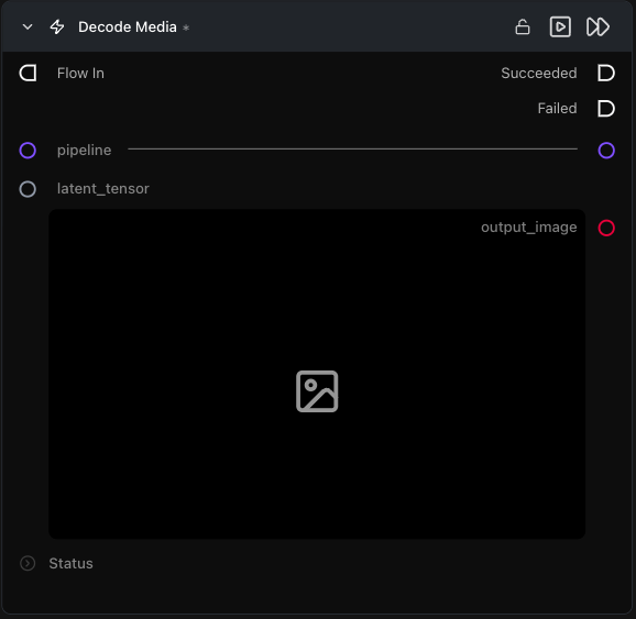 Decode Media Latent 算子节点外观